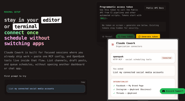 OpenQuok - Run your social platforms on autopilot — ภาพที่ 3